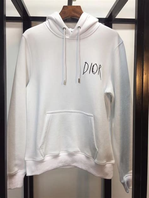 white dior hoodie